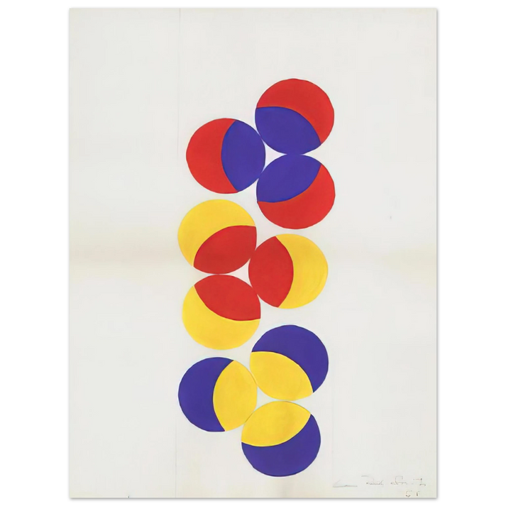 Leon Polk Smith - Untitled - 1968 75x100 cm / 30x40inches Fine Art Poster