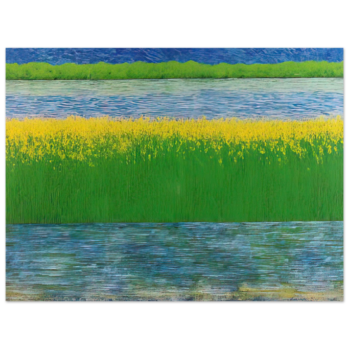 Jimmy Ernst - Sea of Grass - 1983 75x100 cm / 30x40inches Fine Art Poster