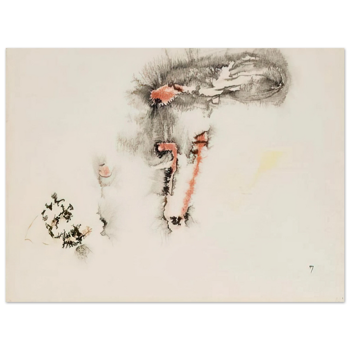 Henri Michaux - UNTITLED 75x100 cm / 30x40inches Fine Art Poster