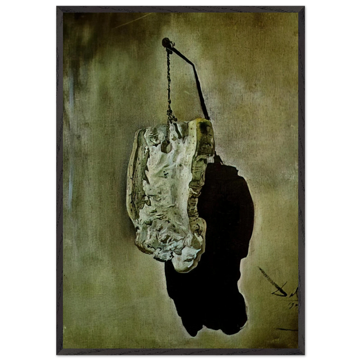 CORK STUDY FOR THE MADONNA OF PORT LLIGAT - Salvador Dali 70x100 cm / 28x40 inches Framed Art Print – Black Wooden Frame