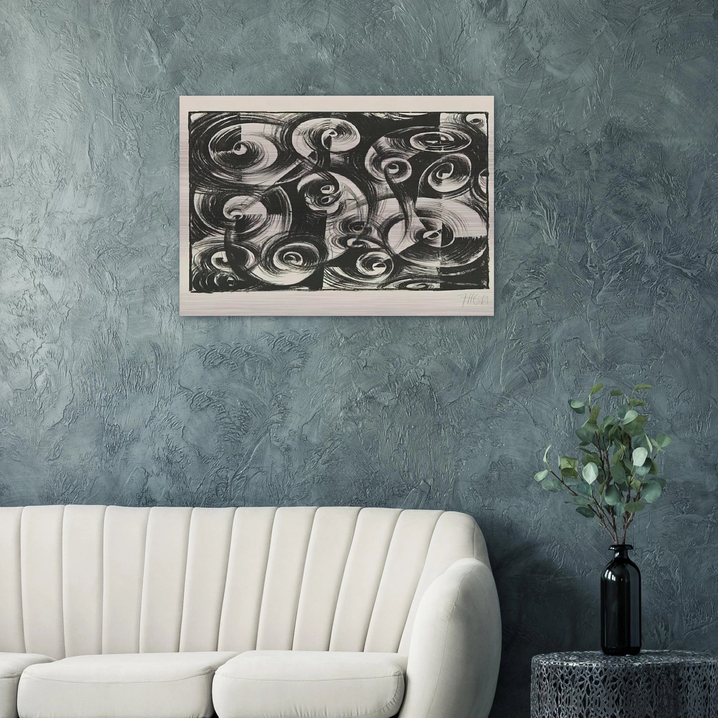 Linienrhythmus - 1919 - Johannes Itten Brushed Aluminum Print - 70x100 cm / 28x40 inches | Johannes Itten Aluminum Print | Johannes Itten Prints