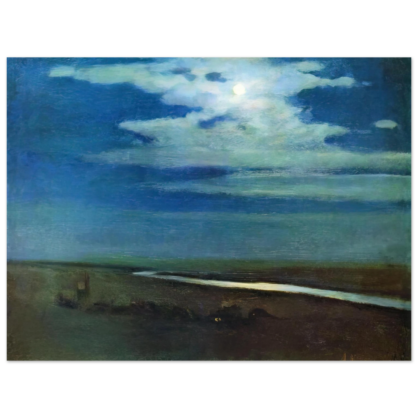 Arkhyp Kuindzhi - Night 75x100 cm / 30x40inches Fine Art Poster