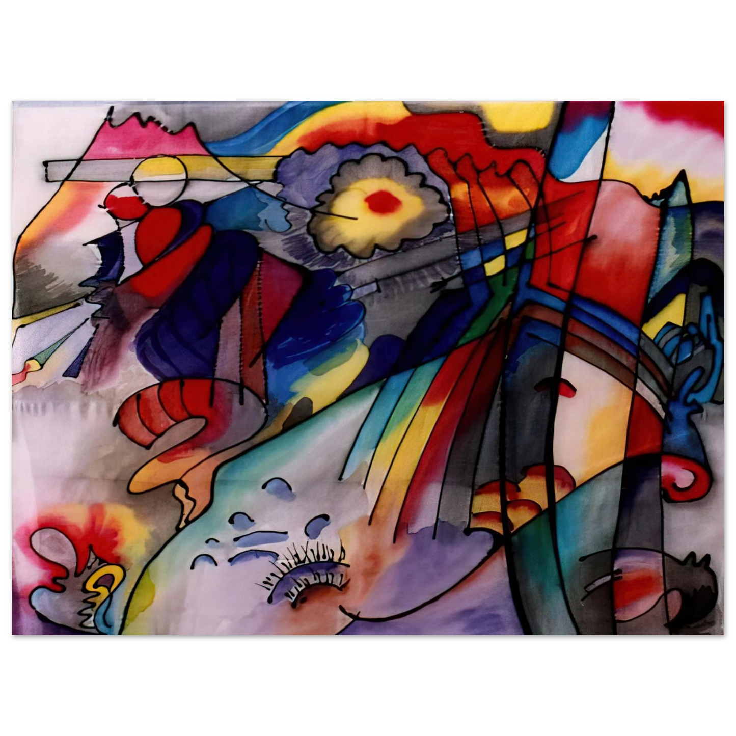 Wassily Kandinsky - NOT_DETECTED_189363 75x100 cm / 30x40inches Fine Art Poster