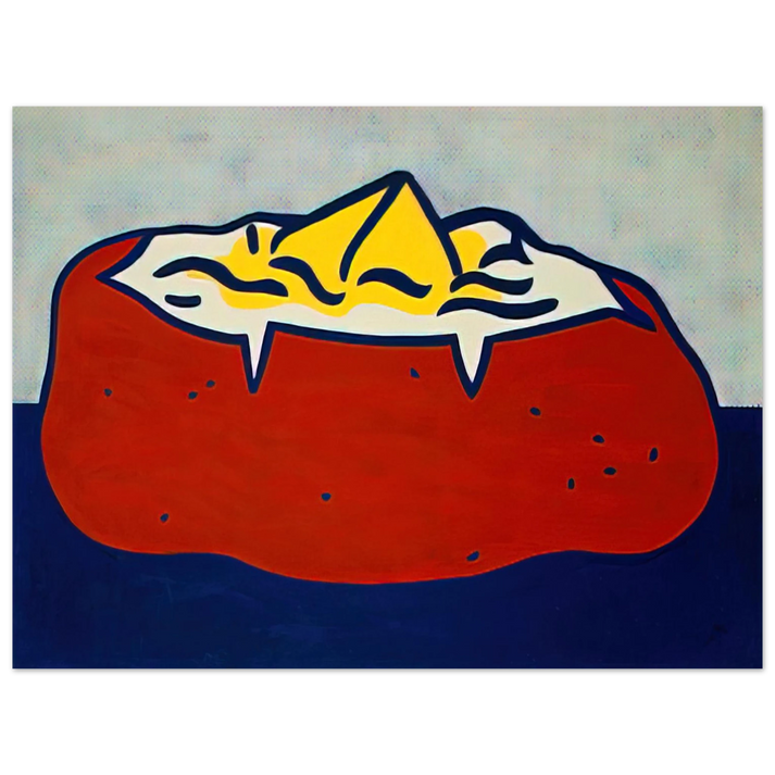 Roy Lichtenstein - BAKED POTATO 1962 75x100 cm / 30x40inches Fine Art Poster