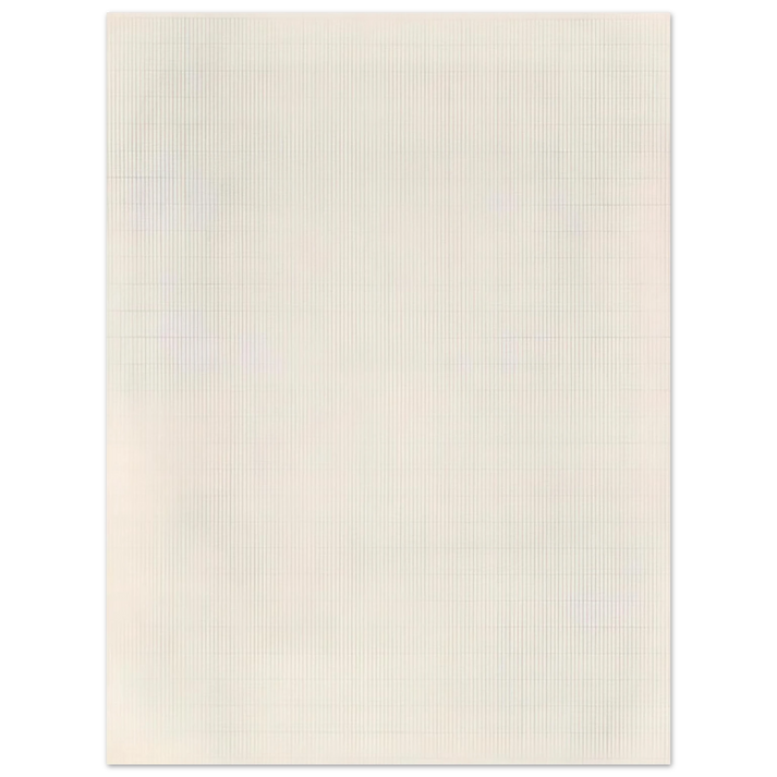 Agnes Martin - The Peach 75x100 cm / 30x40inches Fine Art Poster