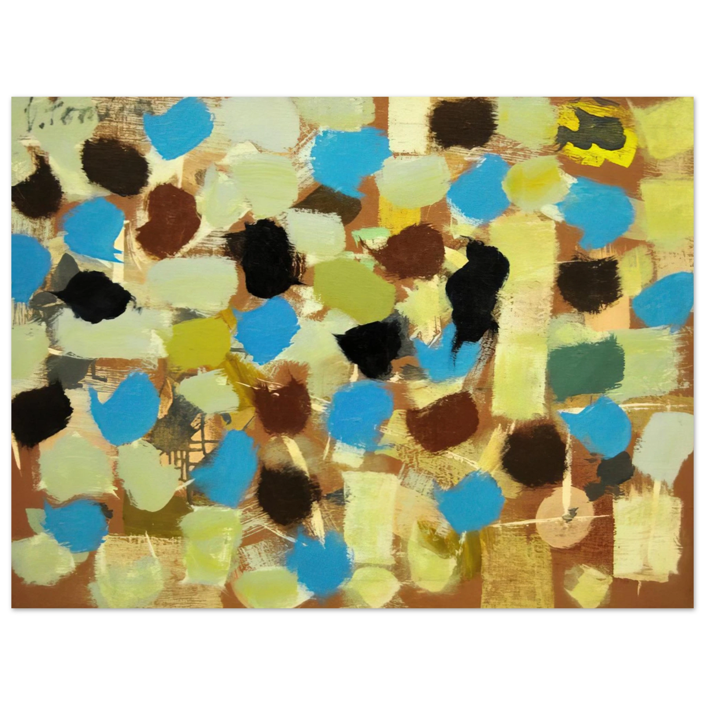 Bradley Walker Tomlin - Number 7 - 1953 75x100 cm / 30x40inches Fine Art Poster