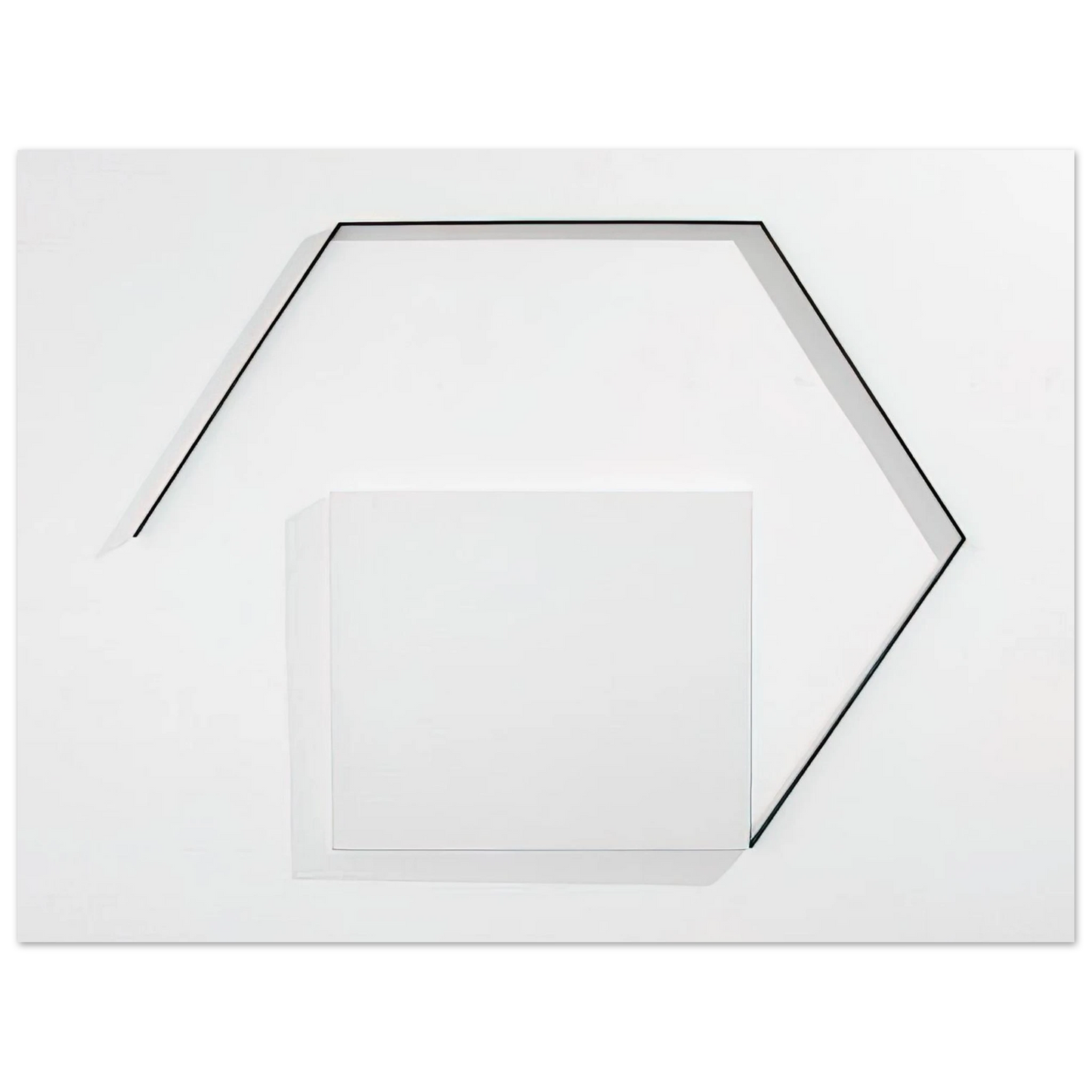 Francois Morellet - Steel-Life N°43 - Minimalism 75x100 cm / 30x40inches Fine Art Poster