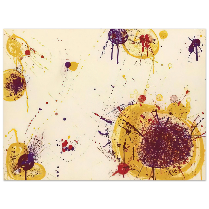 Sam Francis - Yellow Speck 75x100 cm / 30x40inches Fine Art Poster