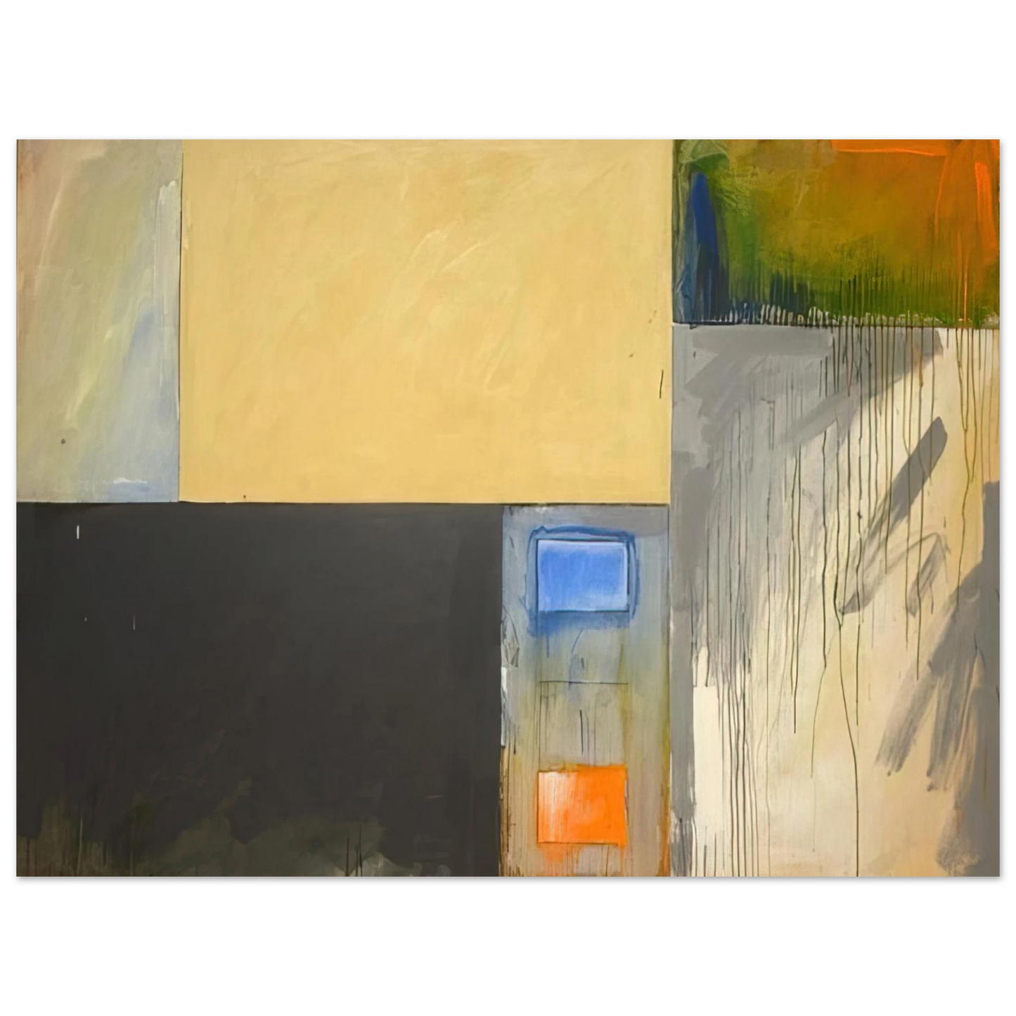 Mark Lancaster - ForsythHouston - Abstract Expressionism 75x100 cm / 30x40inches Fine Art Poster