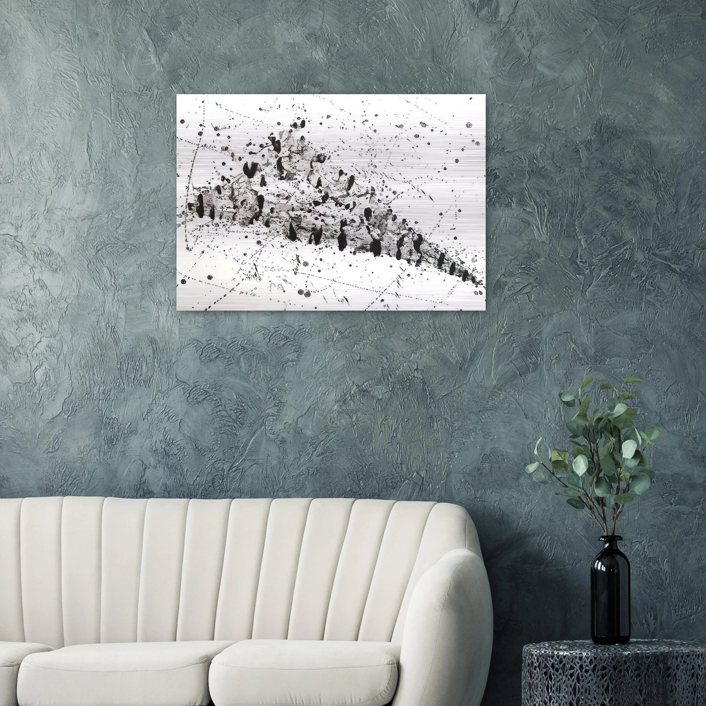 Untitled .213 SF240 - Sam Francis Brushed Aluminum Print - 70x100 cm / 28x40 inches | Sam Francis Aluminum Print | Sam Francis Prints