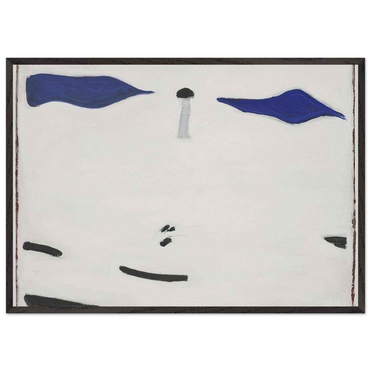 Fresh - 2007 N2 - Raoul De Keyser 70x100 cm / 28x40 inches Framed Art Print – Black Wooden Frame