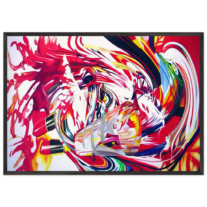 Womens Intuition after Aspen - James Rosenquist 70x100 cm / 28x40 inches Framed Art Print – Black Wooden Frame