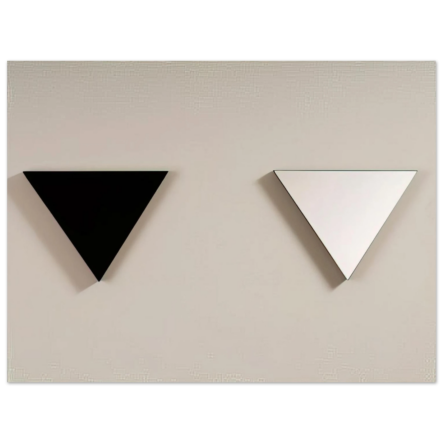 Blinky Palermo - Mirror Object - 1973 75x100 cm / 30x40inches Fine Art Poster