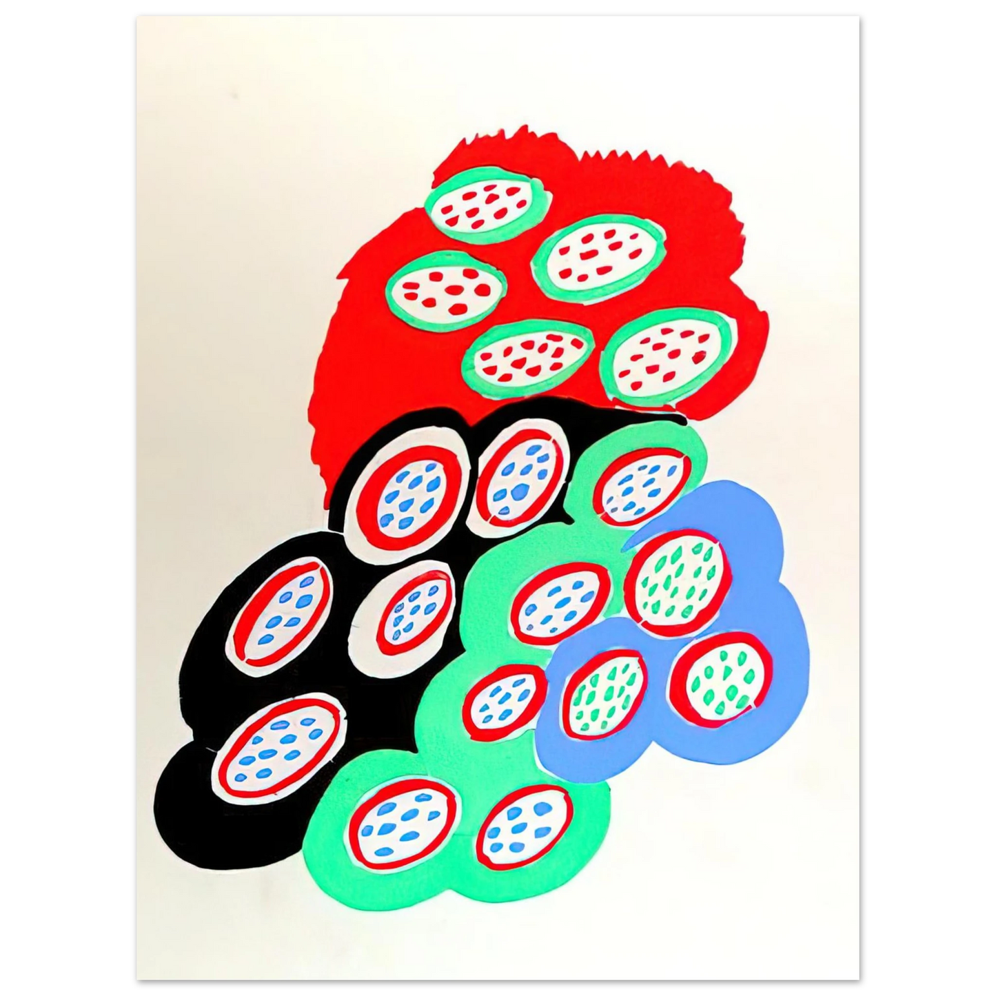 Sonia Delaunay - COMPOSITION 37 75x100 cm / 30x40inches Fine Art Poster