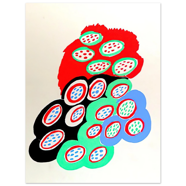 Sonia Delaunay - COMPOSITION 37 75x100 cm / 30x40inches Fine Art Poster