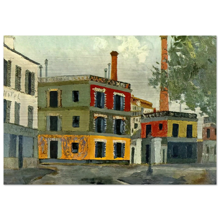 FACTORY - Maurice Utrillo Brushed Aluminum Print - 70x100 cm / 28x40 inches | Maurice Utrillo Aluminum Print | Maurice Utrillo Prints