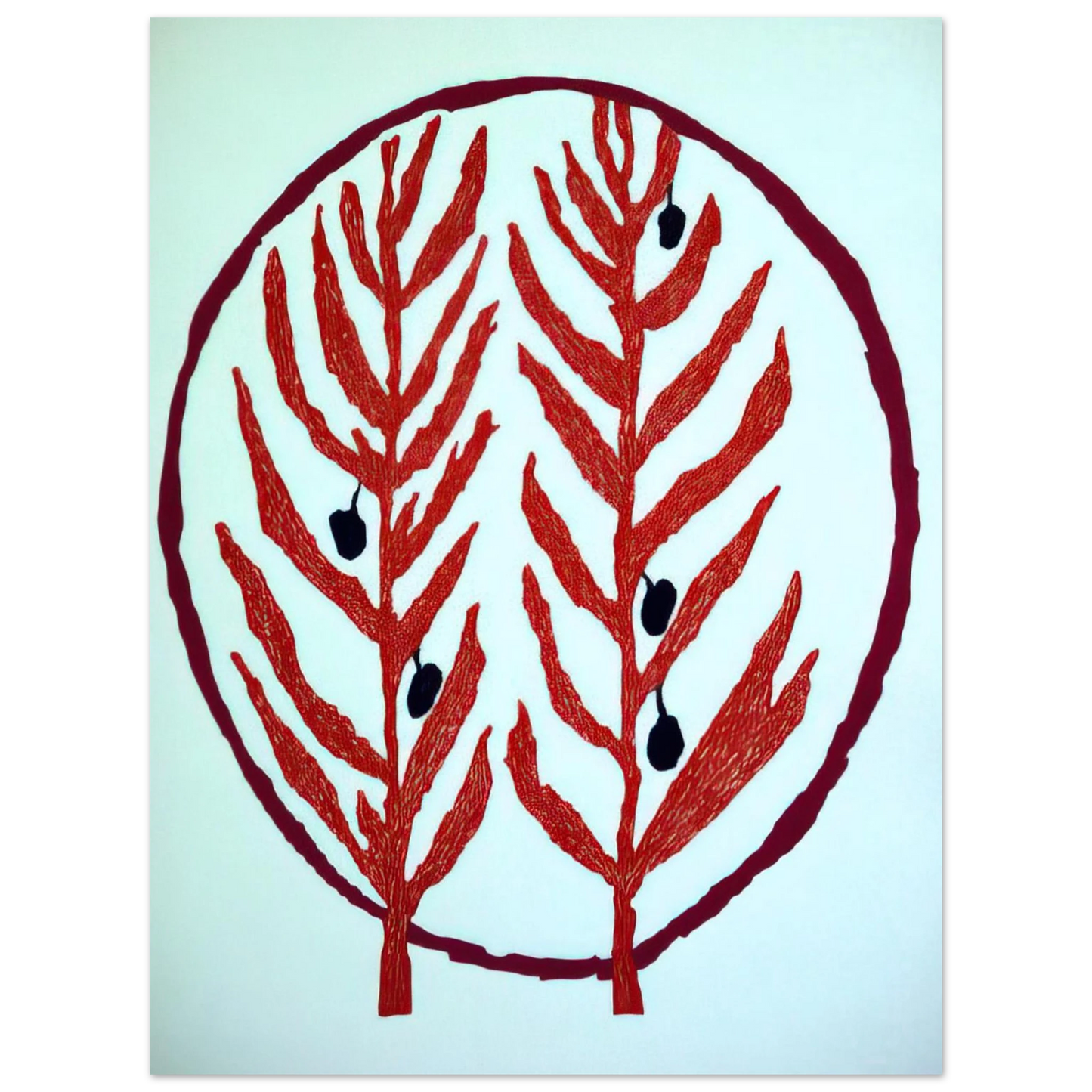 Louise Bourgeois - THE OLIVE BRANCH 2004 75x100 cm / 30x40inches Fine Art Poster