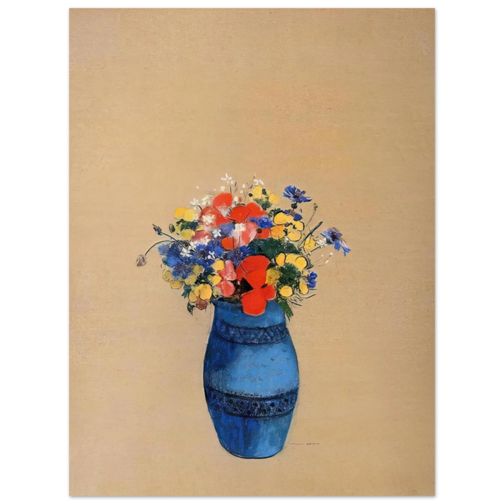 Odilon Redon - VASE OF FLOWERS 6 75x100 cm / 30x40inches Fine Art Poster