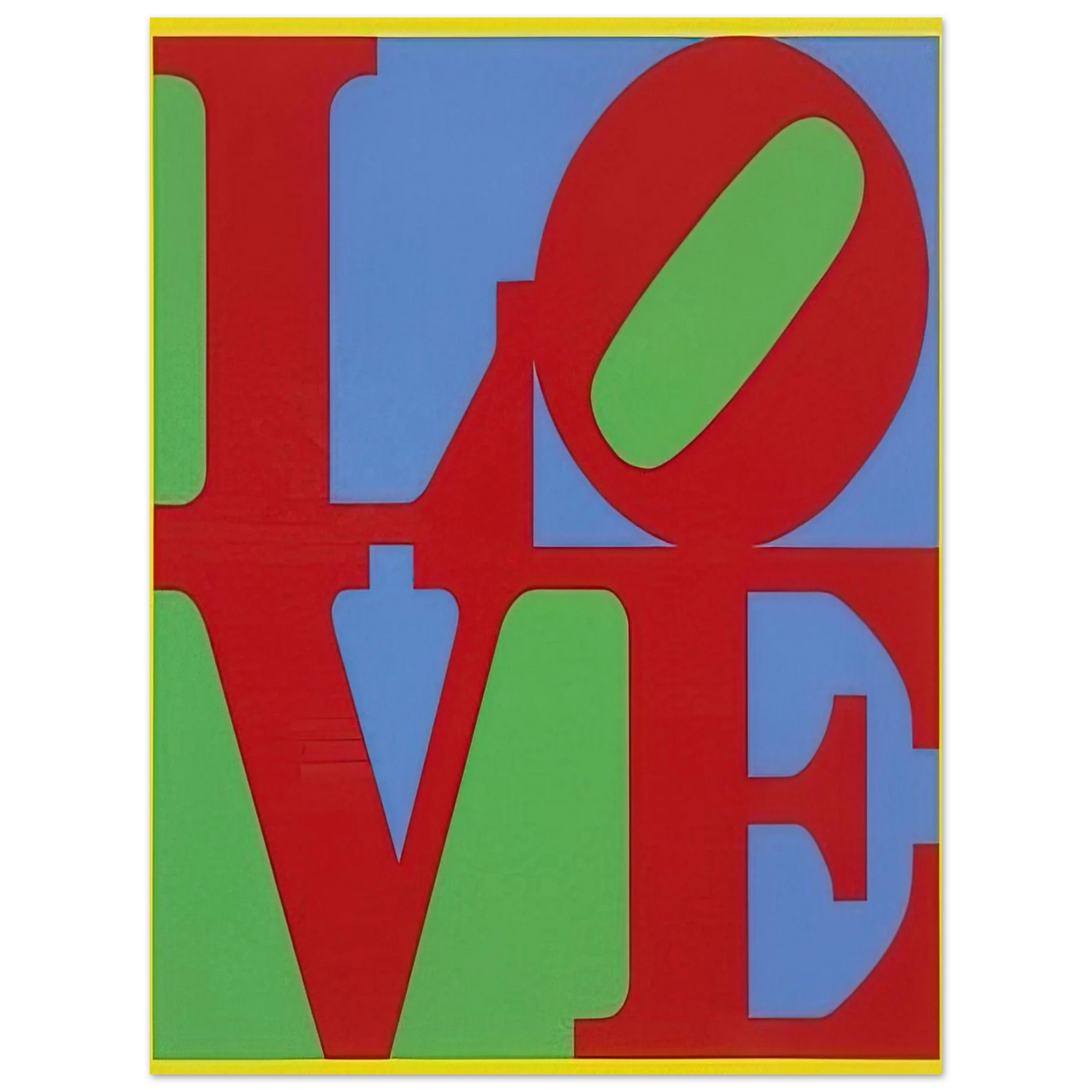 Robert Indiana - Heliotherapy Love 75x100 cm / 30x40inches Fine Art Poster