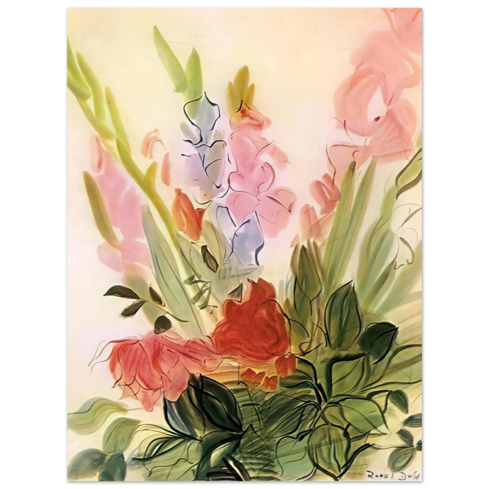 Raoul Dufy - GLADIOLI 1942 75x100 cm / 30x40inches Fine Art Poster