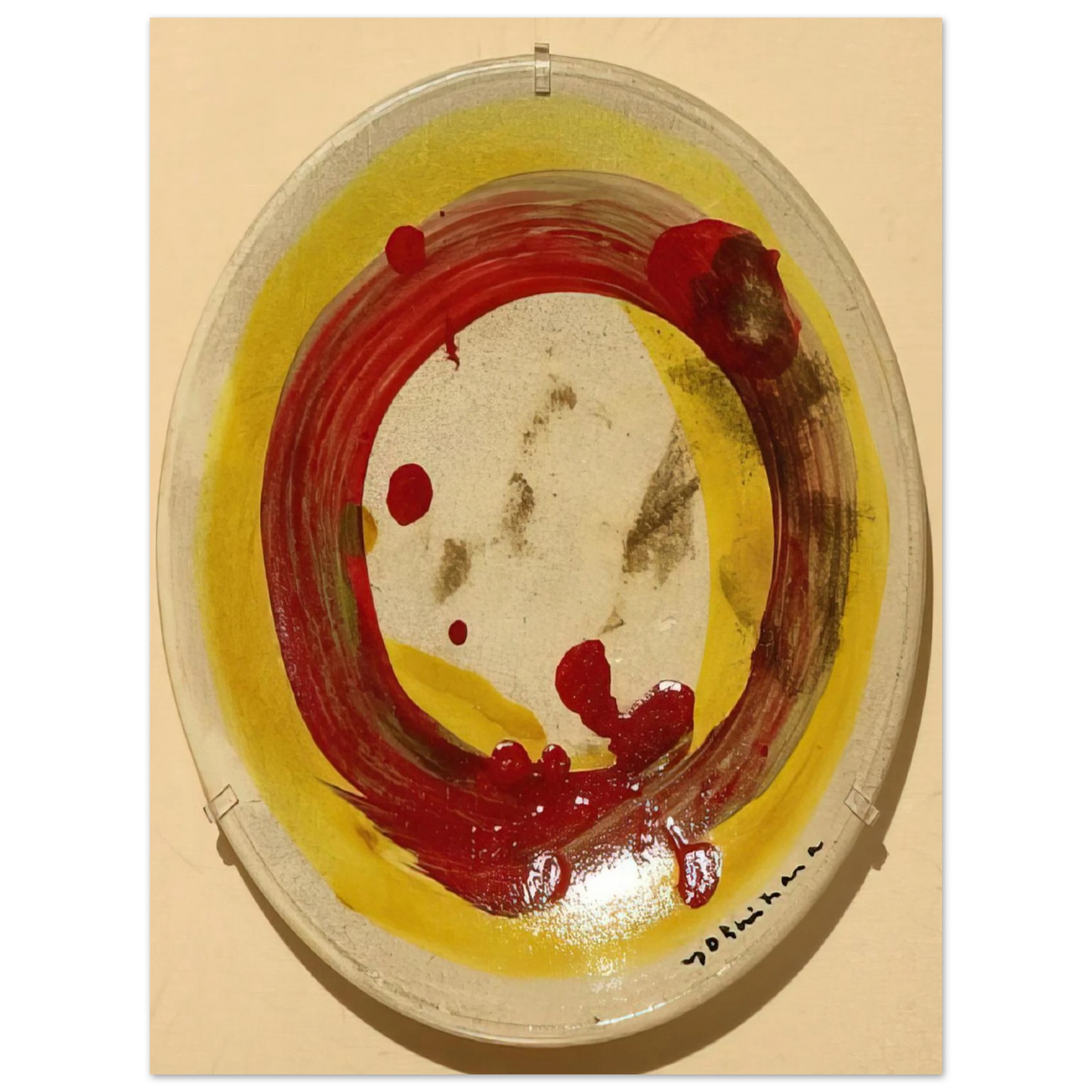 Jiro Yoshihara - Circle - 1963 75x100 cm / 30x40inches Fine Art Poster