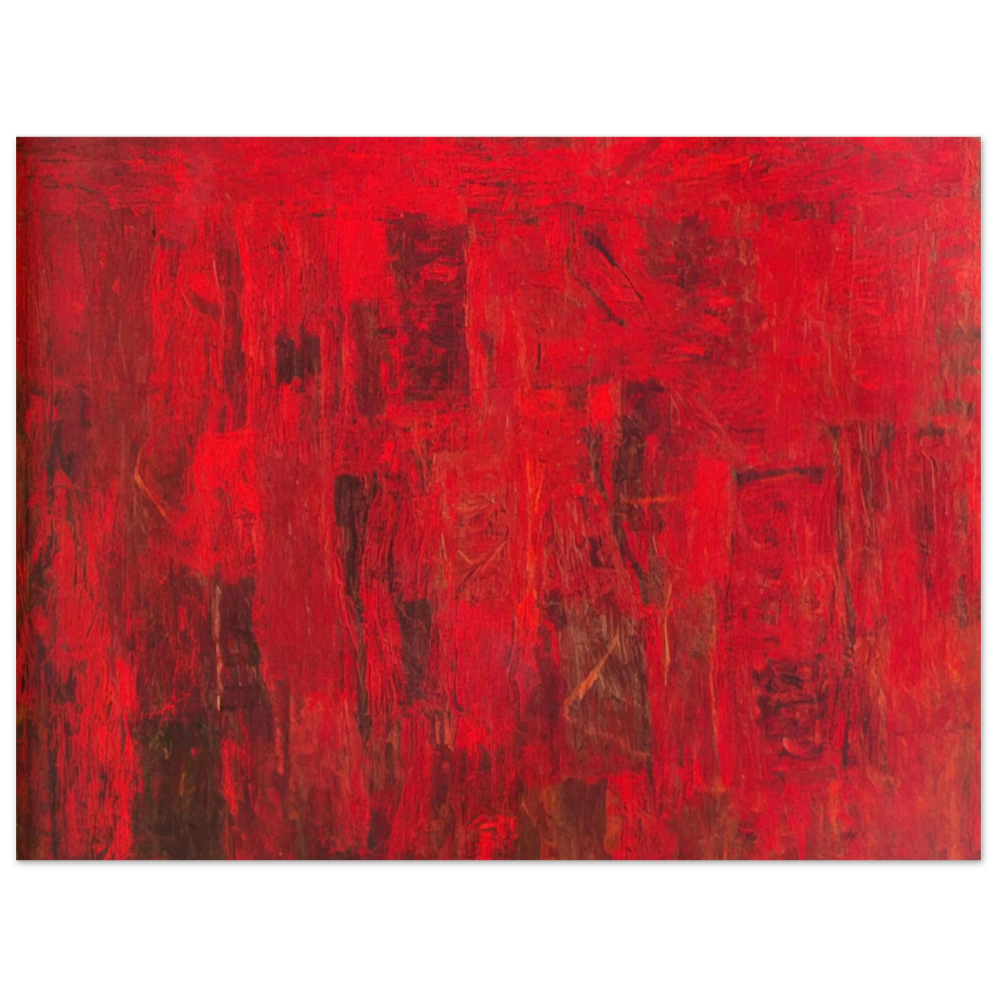 Philip Guston - RED PAINTING 1950 75x100 cm / 30x40inches Fine Art Poster