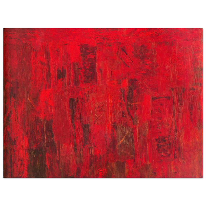 Philip Guston - RED PAINTING 1950 75x100 cm / 30x40inches Fine Art Poster