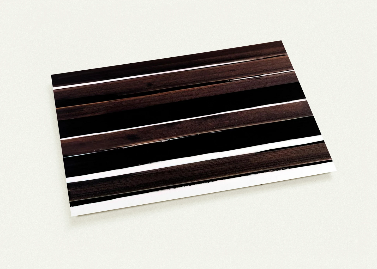 A-Walnut Stain - 2004 By Pierre Soulages Pack of 10 Post Cards | Pierre Soulages Post Cards | A6 (10.5 x 14.8 cm) - 4.1 x 5.8 inches