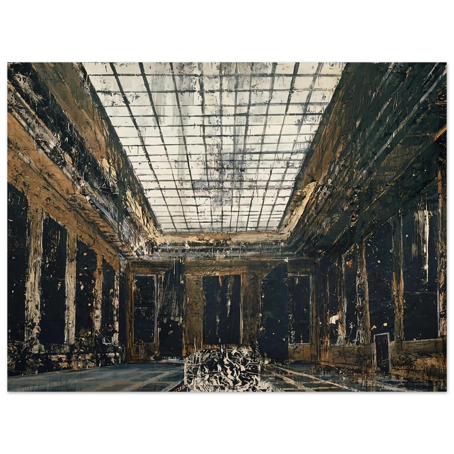 Anselm Kiefer - INTERIOR 1981 75x100 cm / 30x40inches Fine Art Poster