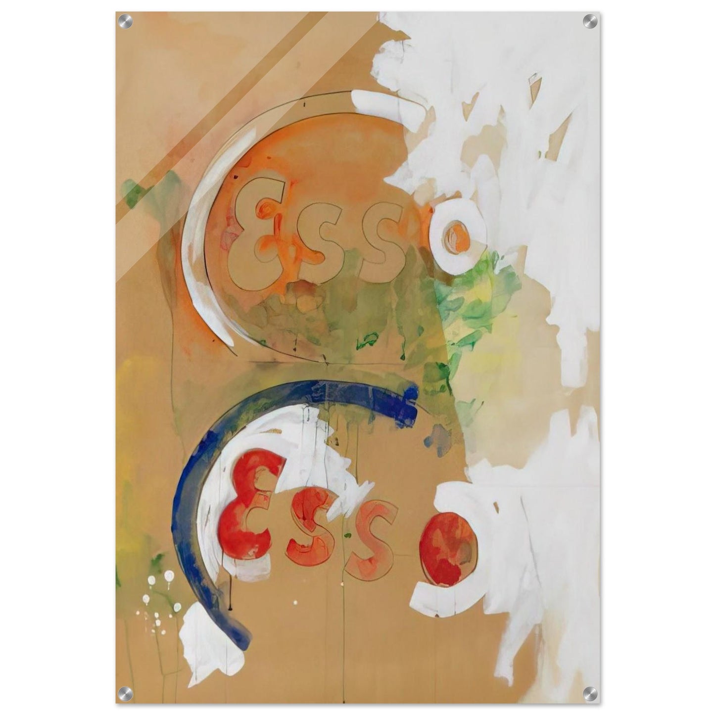 Segni di energia - Pop Art - Mario Schifano Acrylic Print - 70x100 cm / 28x40″ inches | Mario Schifano Wall Art | Mario Schifano Prints