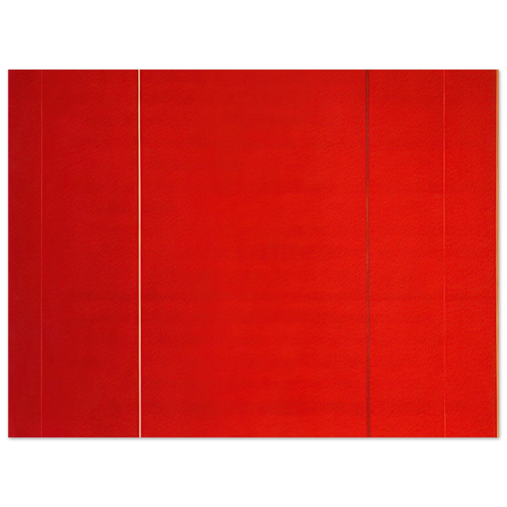 Barnett Newman - Vir Heroicus Sublimis 75x100 cm / 30x40inches Fine Art Poster