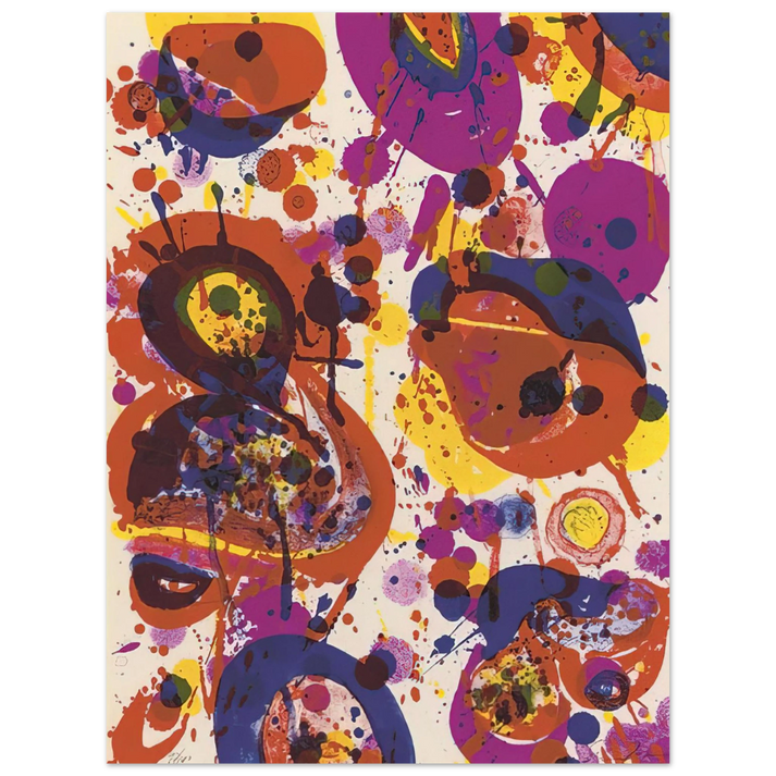 Sam Francis - Untitled from Pasadena Box Lembark L57 75x100 cm / 30x40inches Fine Art Poster