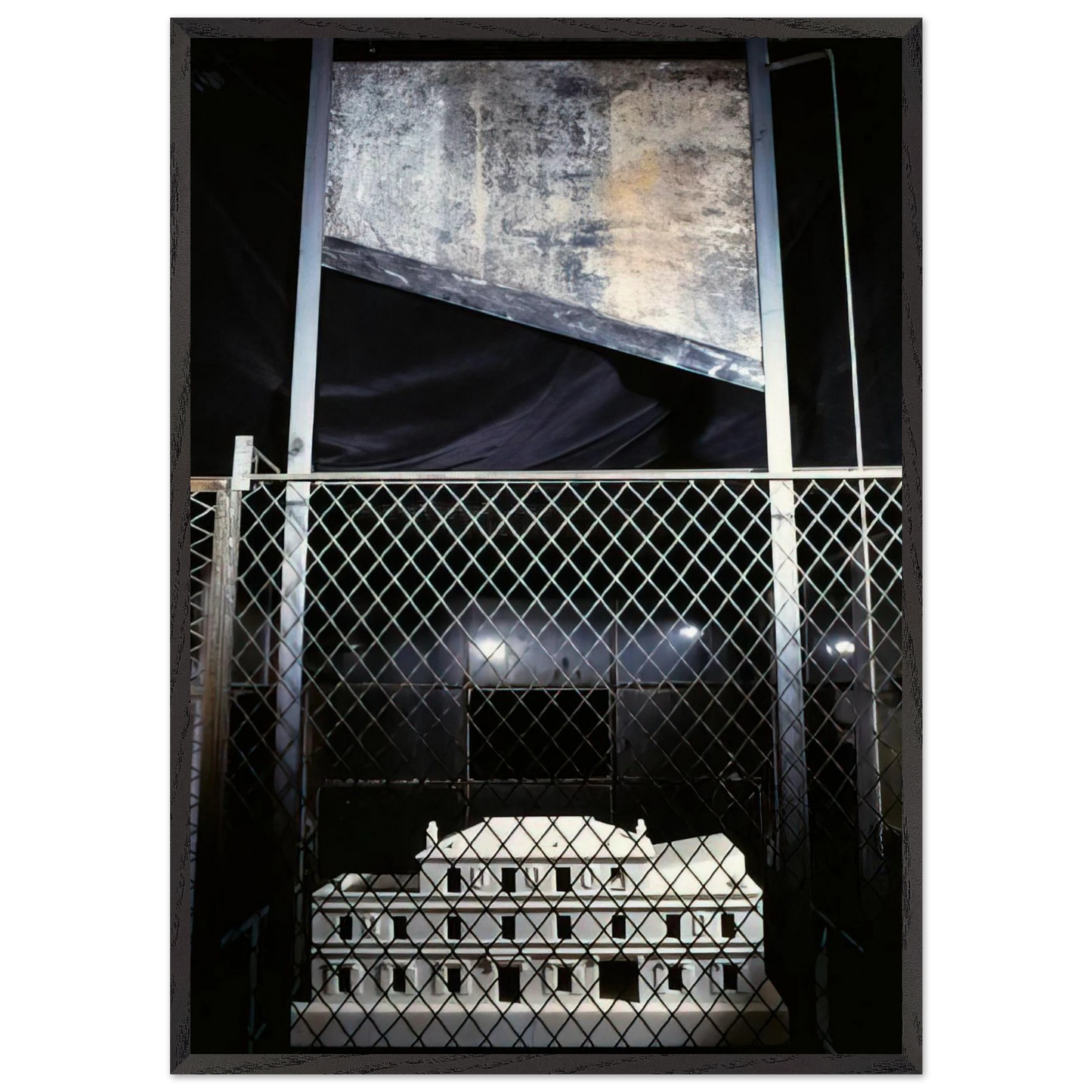 CELL CHOISY 1993 - Louise Bourgeois 70x100 cm / 28x40 inches Framed Art Print – Black Wooden Frame