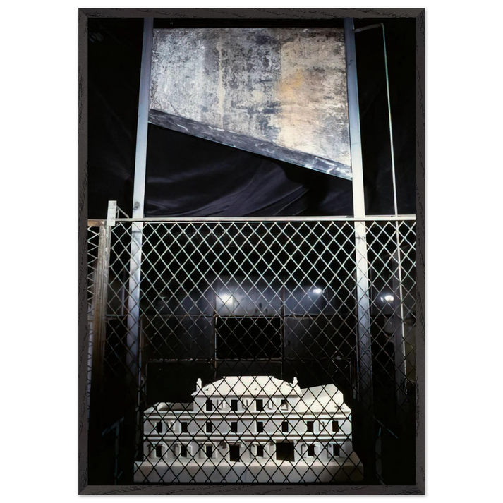 CELL CHOISY 1993 - Louise Bourgeois 70x100 cm / 28x40 inches Framed Art Print – Black Wooden Frame