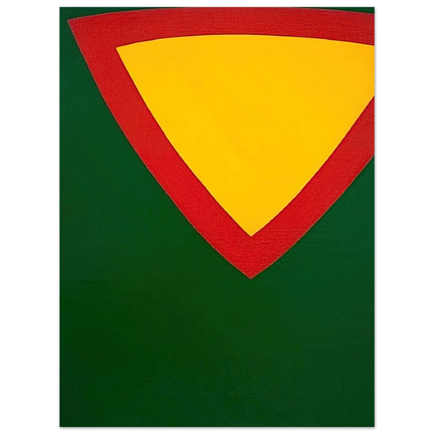 Al Held - Purple Triangle 75x100 cm / 30x40inches Fine Art Poster