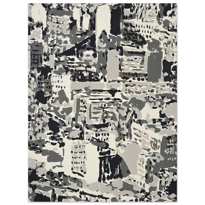 Gerhard Richter - TOWNSCAPE 1969 75x100 cm / 30x40inches Fine Art Poster