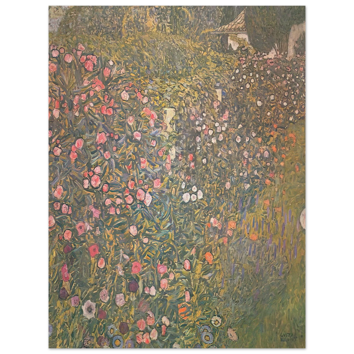 Gustav Klimt - ITALIAN HORTICULTURAL LANDSCAPE 75x100 cm / 30x40inches Fine Art Poster