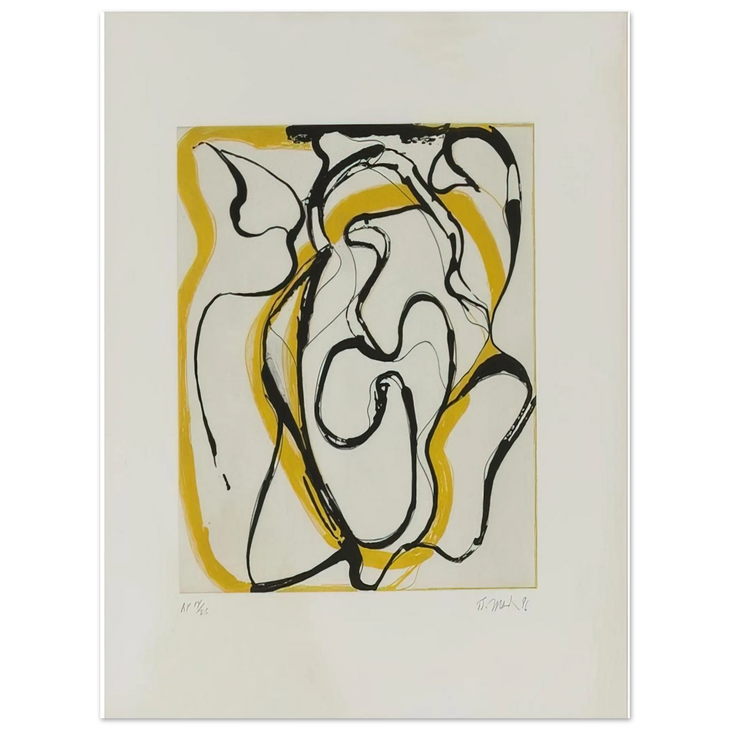 Brice Marden - Untitled - Abstract Expressionism 75x100 cm / 30x40inches Fine Art Poster