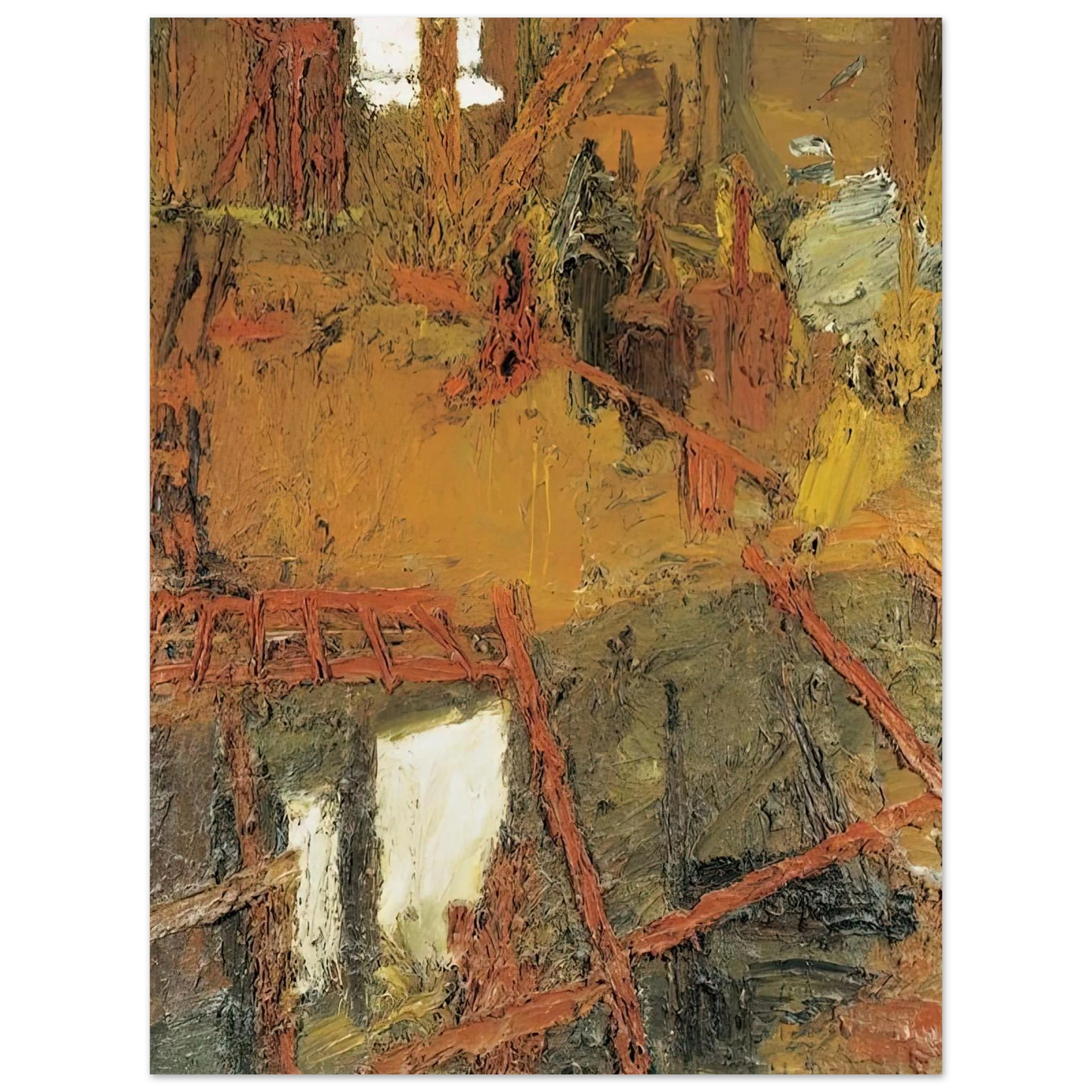 Frank Auerbach - EMPIRE CINEMA MODERN POSTCARD 75x100 cm / 30x40inches Fine Art Poster