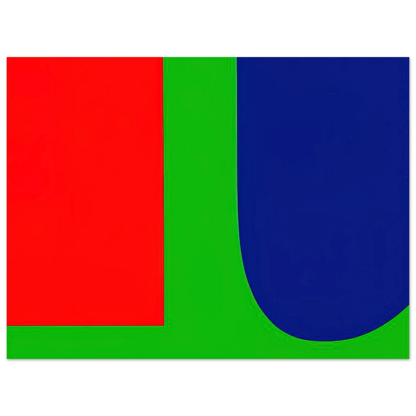 Ellsworth Kelly - Red Blue Green 75x100 cm / 30x40inches Fine Art Poster