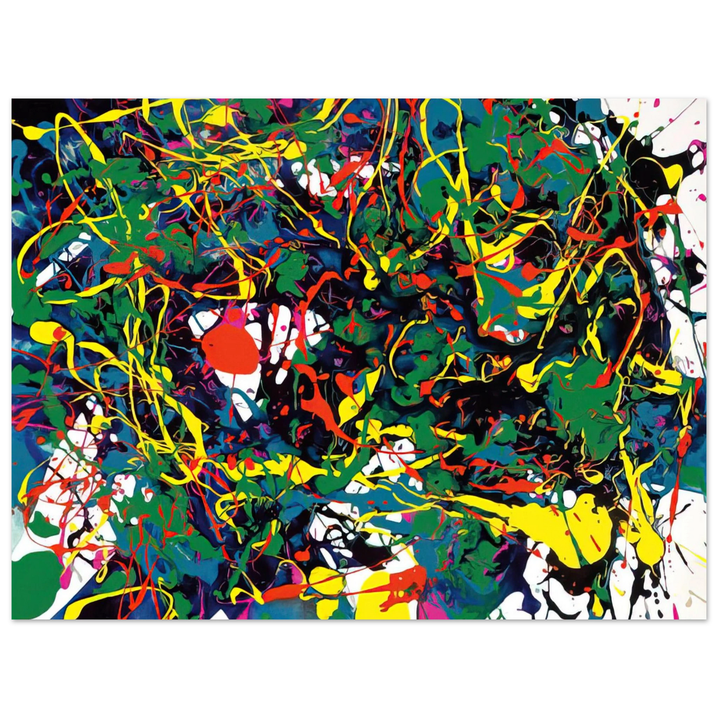 Sam Francis - Untitled SFP94-55 SFF 1729 75x100 cm / 30x40inches Fine Art Poster