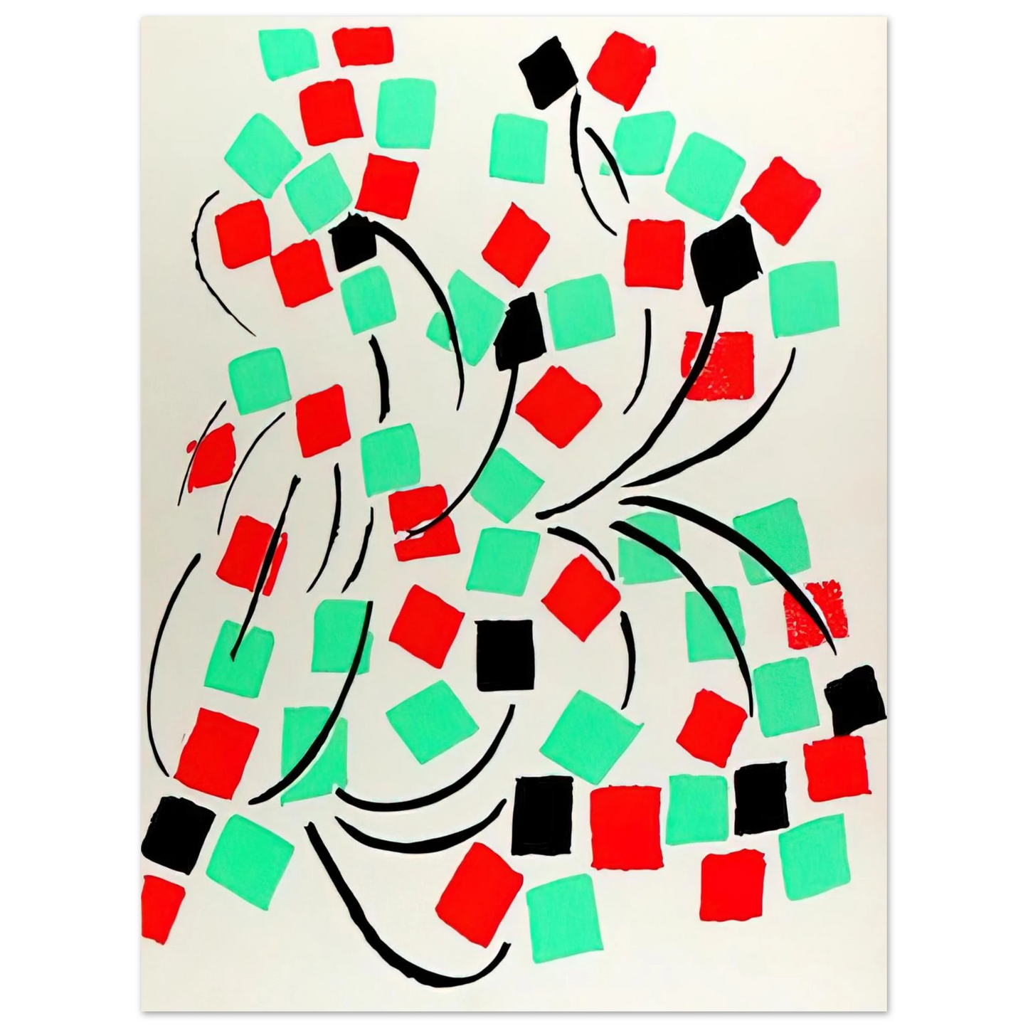 Sonia Delaunay - COMPOSITION 31 75x100 cm / 30x40inches Fine Art Poster