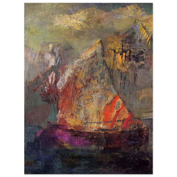 Odilon Redon - A BOAT 1 75x100 cm / 30x40inches Fine Art Poster