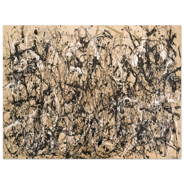 Jackson Pollock - AUTUMN RHYTHM NUMBER 30 1950 75x100 cm / 30x40inches Fine Art Poster