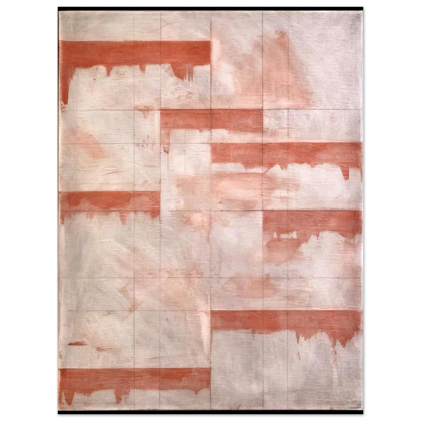 Brice Marden - Red Window Study - Abstract Expressionism 75x100 cm / 30x40inches Fine Art Poster