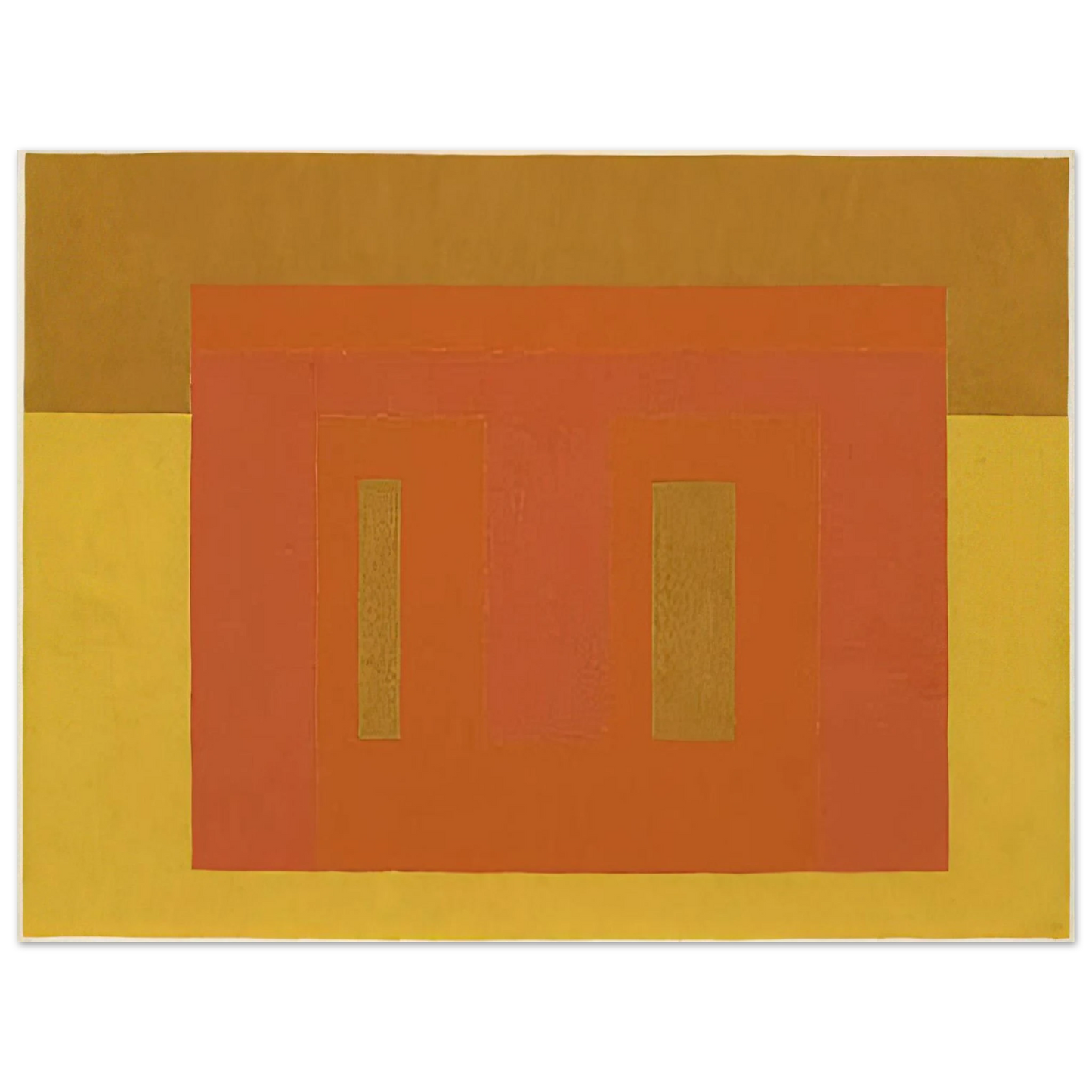 Josef Albers - VARIANT ADOBE SOUTHERN CLIMATE 1948 75x100 cm / 30x40inches Fine Art Poster