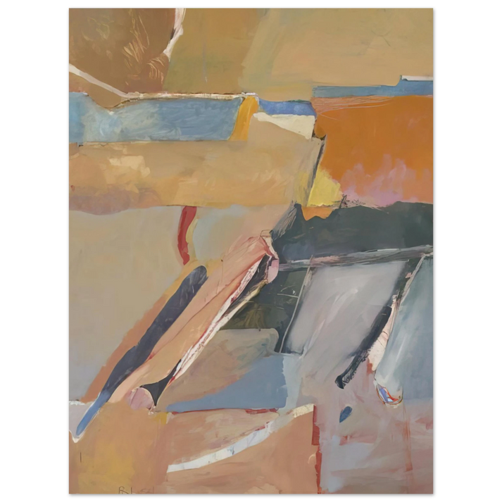 Richard Diebenkorn - Berkeley #8 75x100 cm / 30x40inches Fine Art Poster