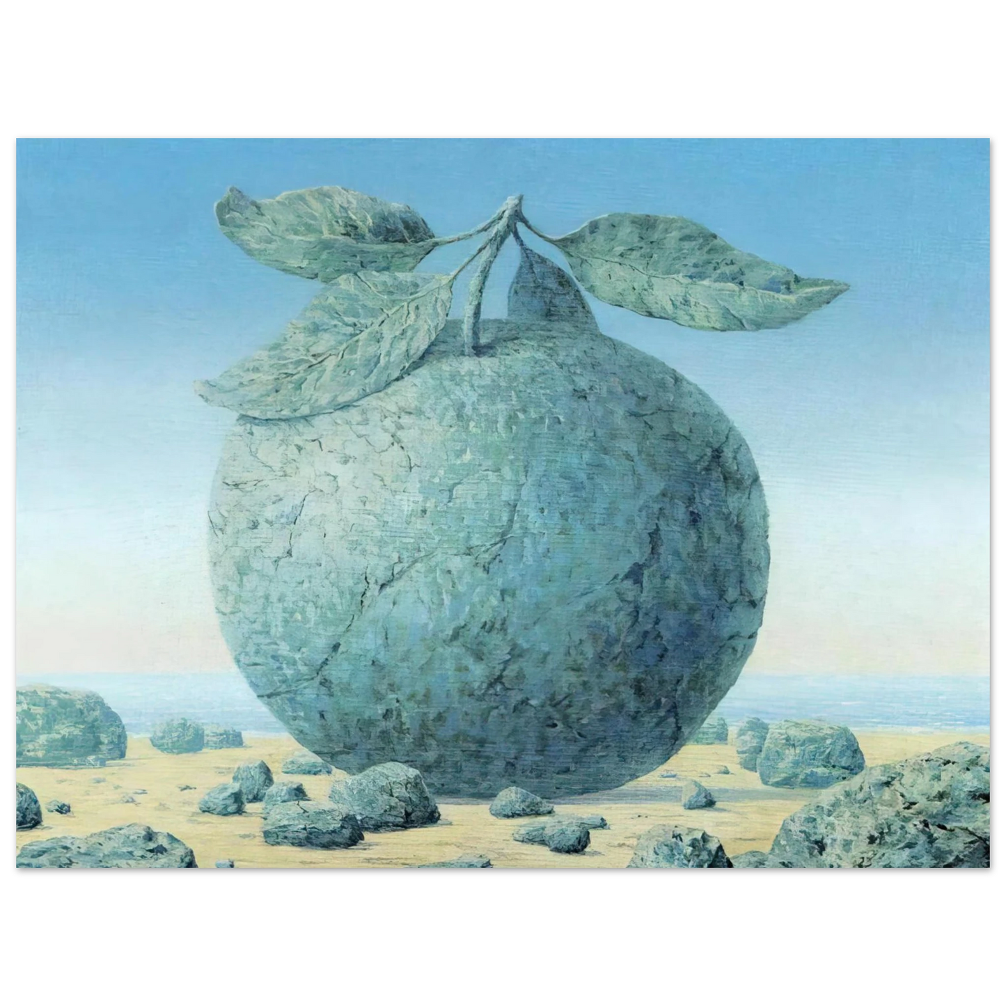 Rene Magritte - THE GREAT TABLE 1963 75x100 cm / 30x40inches Fine Art Poster