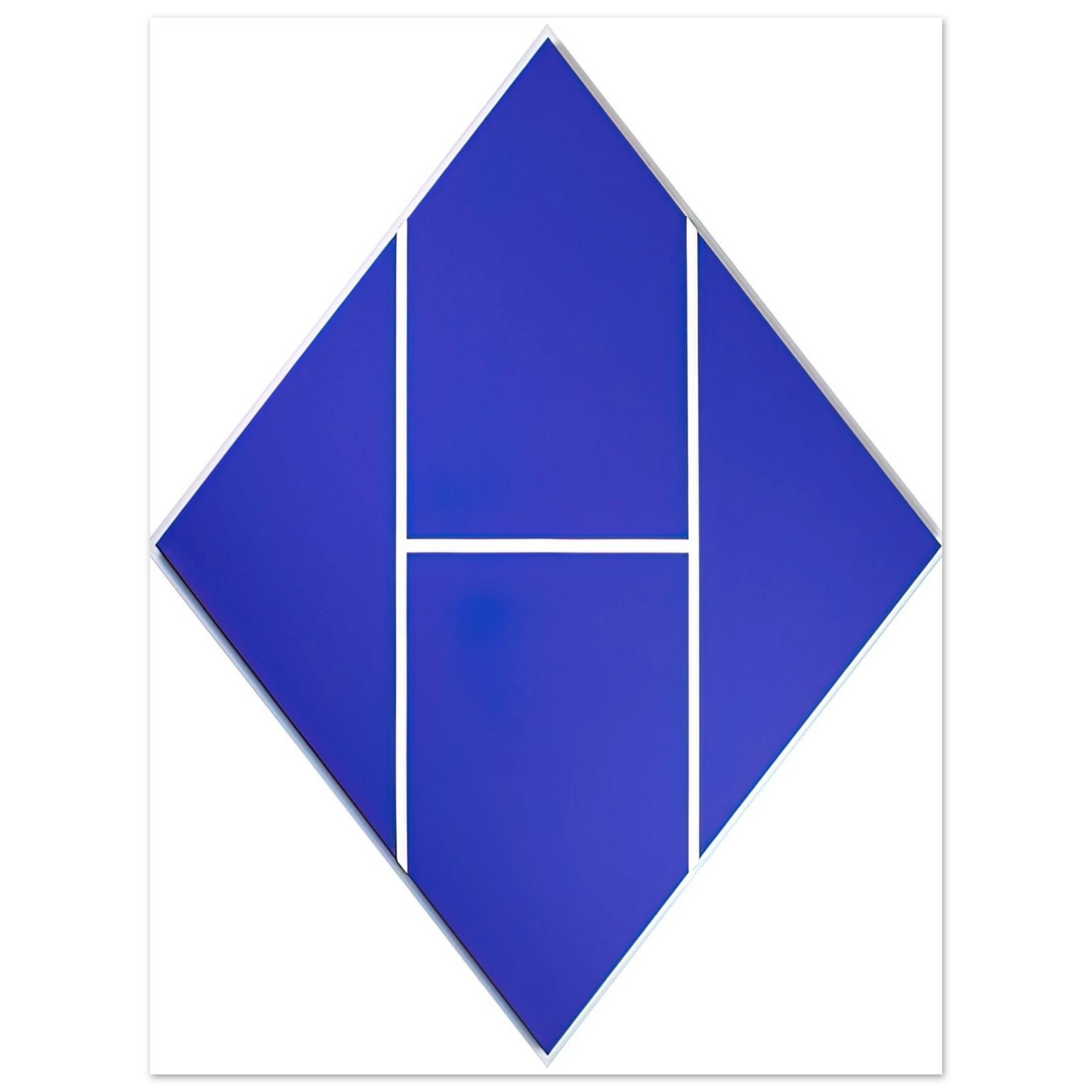 Carmen Herrera - Cobalt - 1982 75x100 cm / 30x40inches Fine Art Poster