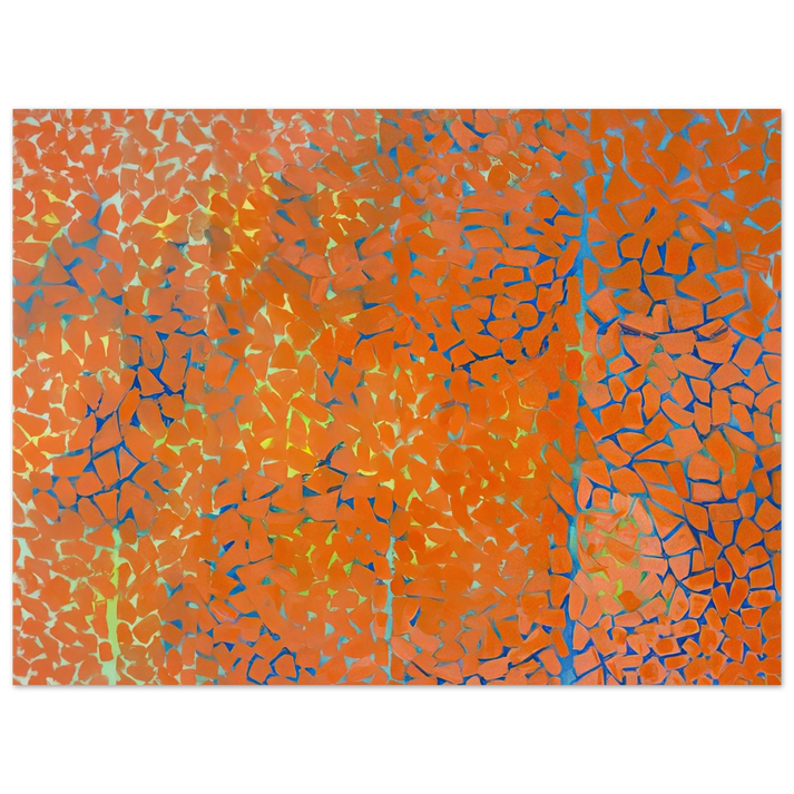 Alma Woodsey Thomas - AUTUMN LEAVES FLUTTERING IN THE BREEZE 1973 75x100 cm / 30x40inches Fine Art Poster